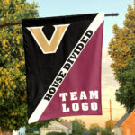 Commodores vs Custom Team House Divided Flag, NCAA Custom Flag