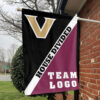 Commodores vs Custom Team House Divided Flag, NCAA Custom Flag