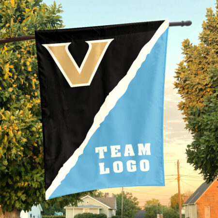 Commodores vs Custom Team House Divided Flag, NCAA Spirit Flag