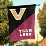Commodores vs Custom Team House Divided Flag, NCAA Team Flag