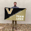 Commodores vs Custom Team House Divided Flag, Personalized Team Flag