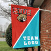 Cougars vs Custom Team House Divided Flag, College Custom Flag