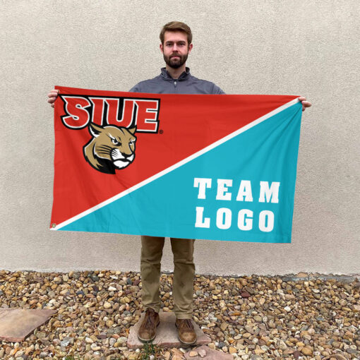 Cougars vs Custom Team House Divided Flag, College Custom Flag