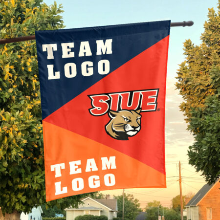 Cougars vs Custom Team House Divided Flag, Custom College Flag