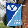 Cougars vs Custom Team House Divided Flag, Custom College Flag 1 Cougars vs Custom Team House Divided Flag, Custom College Flag