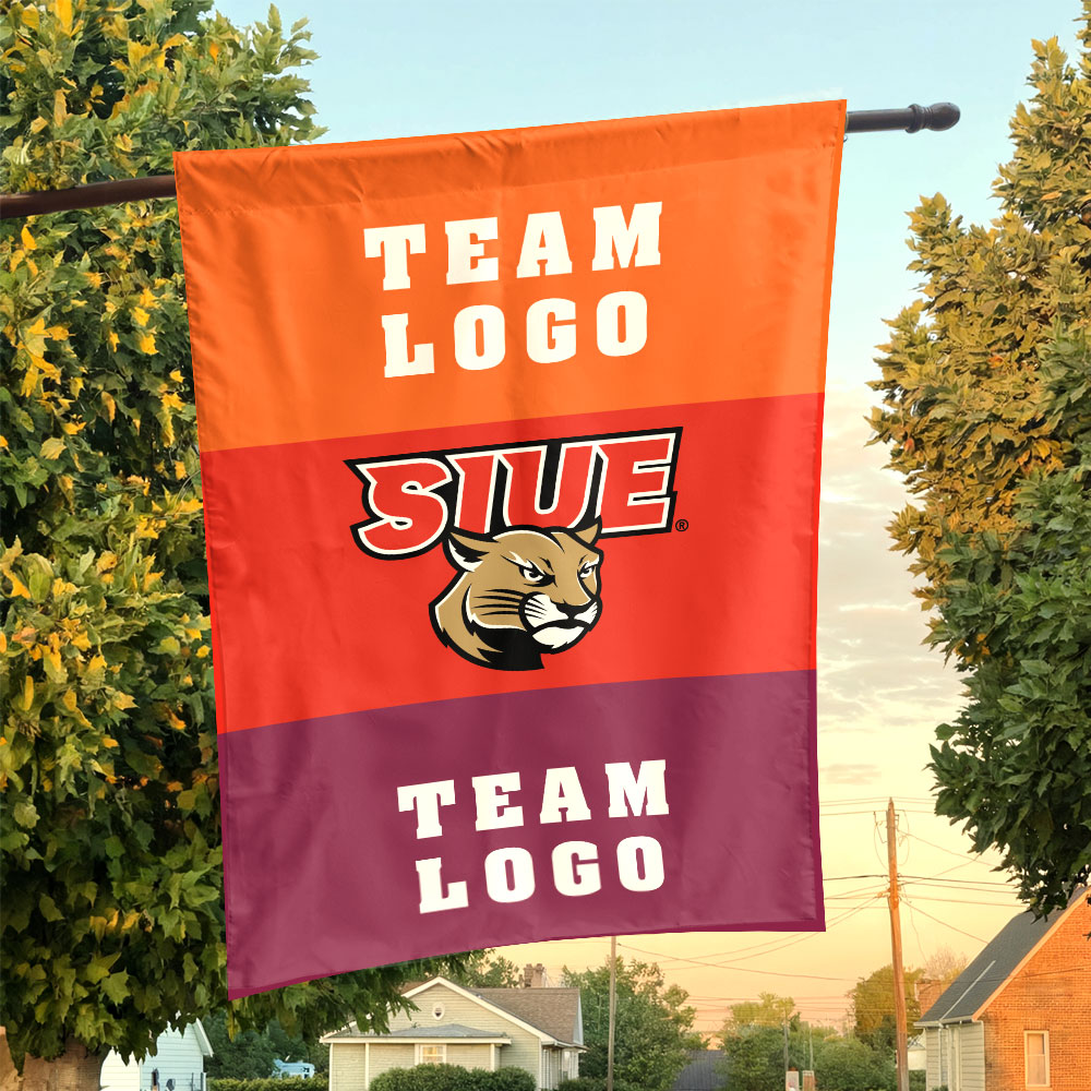 Cougars vs Custom Team House Divided Flag, Custom NCAA Flag Cougars vs Custom Team House Divided Flag, Custom NCAA Flag