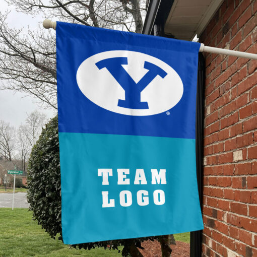 Cougars vs Custom Team House Divided Flag, Custom NCAA Flag Cougars vs Custom Team House Divided Flag, Custom NCAA Flag