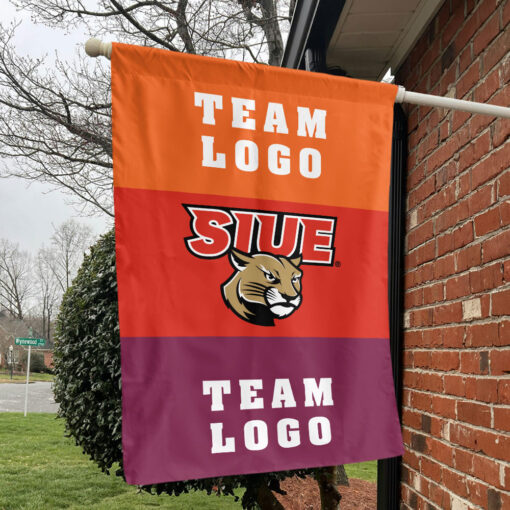 Cougars vs Custom Team House Divided Flag, Custom NCAA Flag Cougars vs Custom Team House Divided Flag, Custom NCAA Flag