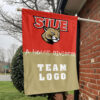 Cougars vs Custom Team House Divided Flag, Custom Rivalry Flag