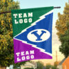 Cougars vs Custom Team House Divided Flag, Custom Spirit Flag