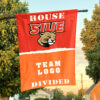 Cougars vs Custom Team House Divided Flag, Custom Spirit Flag