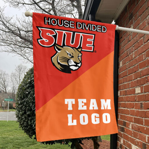 Cougars vs Custom Team House Divided Flag, Custom Split Flag Cougars vs Custom Team House Divided Flag, Custom Split Flag