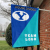 Cougars vs Custom Team House Divided Flag, Custom Team Flag 1 Cougars vs Custom Team House Divided Flag, Custom Team Flag