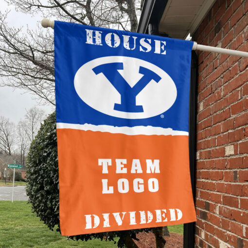 Cougars vs Custom Team House Divided Flag, NCAA College Flag Cougars vs Custom Team House Divided Flag, NCAA College Flag