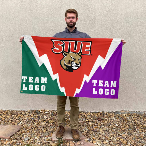 Cougars vs Custom Team House Divided Flag, NCAA College Flag Cougars vs Custom Team House Divided Flag, NCAA College Flag