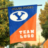 Cougars vs Custom Team House Divided Flag, NCAA Custom Flag