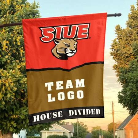 Cougars vs Custom Team House Divided Flag, NCAA Rivalry Flag