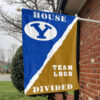 Cougars vs Custom Team House Divided Flag, NCAA Rivalry Flag 1 Cougars vs Custom Team House Divided Flag, NCAA Rivalry Flag
