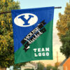 Cougars vs Custom Team House Divided Flag, NCAA Team Flag