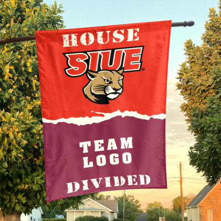 Cougars vs Custom Team House Divided Flag, Personalized College Flag