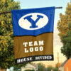 Cougars vs Custom Team House Divided Flag, Personalized House Flag
