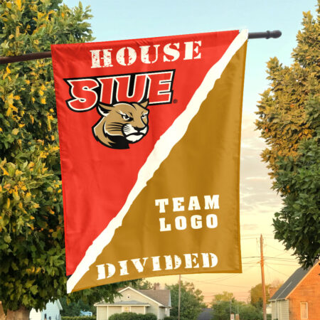 Cougars vs Custom Team House Divided Flag, Personalized House Flag
