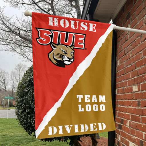 Cougars vs Custom Team House Divided Flag, Personalized House Flag