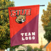 Cougars vs Custom Team House Divided Flag, Personalized Split Flag