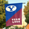 Cougars vs Custom Team House Divided Flag, Personalized Team Flag