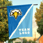 Eagles vs Custom Team House Divided Flag, Custom College Flag