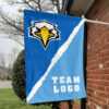 Eagles vs Custom Team House Divided Flag, Custom College Flag 1 Eagles vs Custom Team House Divided Flag, Custom College Flag