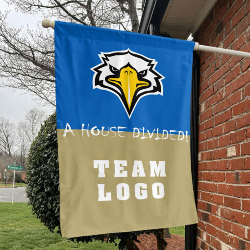 Eagles vs Custom Team House Divided Flag, Custom House Flag