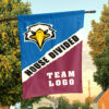 Eagles vs Custom Team House Divided Flag, Custom Rivalry Flag