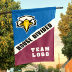 Eagles vs Custom Team House Divided Flag, Custom Rivalry Flag