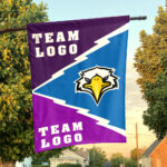 Eagles vs Custom Team House Divided Flag, Custom Spirit Flag