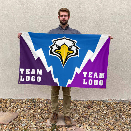 Eagles vs Custom Team House Divided Flag, Custom Spirit Flag