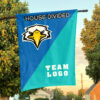Eagles vs Custom Team House Divided Flag, Custom Team Flag