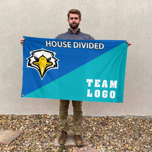 Eagles vs Custom Team House Divided Flag, Custom Team Flag