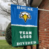 Eagles vs Custom Team House Divided Flag, NCAA College Flag