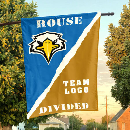 Eagles vs Custom Team House Divided Flag, NCAA Rivalry Flag