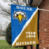 Eagles vs Custom Team House Divided Flag, NCAA Rivalry Flag