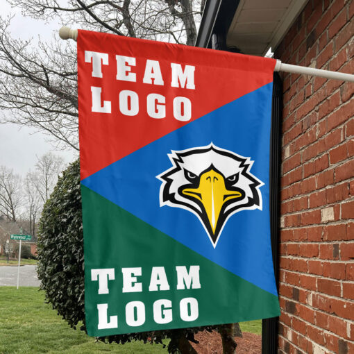 Eagles vs Custom Team House Divided Flag, NCAA Spirit Flag
