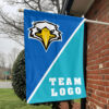 Eagles vs Custom Team House Divided Flag, NCAA Split Flag