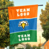 Eagles vs Custom Team House Divided Flag, NCAA Two Team Flag