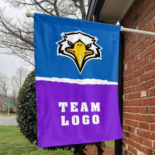 Eagles vs Custom Team House Divided Flag, Personalized NCAA Flag