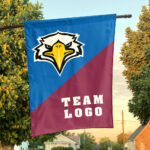 Eagles vs Custom Team House Divided Flag, Personalized Team Flag