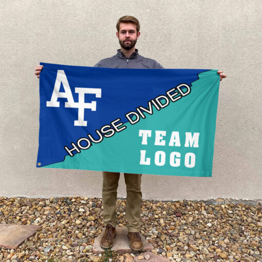 Falcons vs Custom Team House Divided Flag, College Custom Flag Falcons vs Custom Team House Divided Flag, College Custom Flag