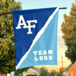 Falcons vs Custom Team House Divided Flag, Custom College Flag