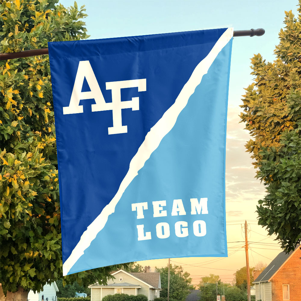 Falcons vs Custom Team House Divided Flag, Custom College Flag Falcons vs Custom Team House Divided Flag, Custom College Flag