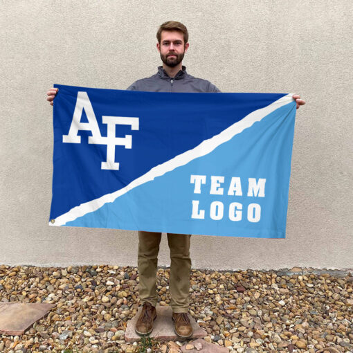 Falcons vs Custom Team House Divided Flag, Custom College Flag Falcons vs Custom Team House Divided Flag, Custom College Flag